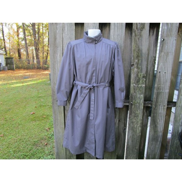 Misty Harbor Women’s Size 16 Trench Coat w/Zip-Out Lining with Belt - Picture 2 of 13
